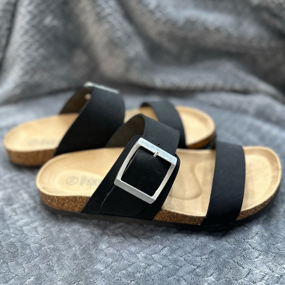 Bjorndal black slip on sandals size 10 - Picture 3 of 6